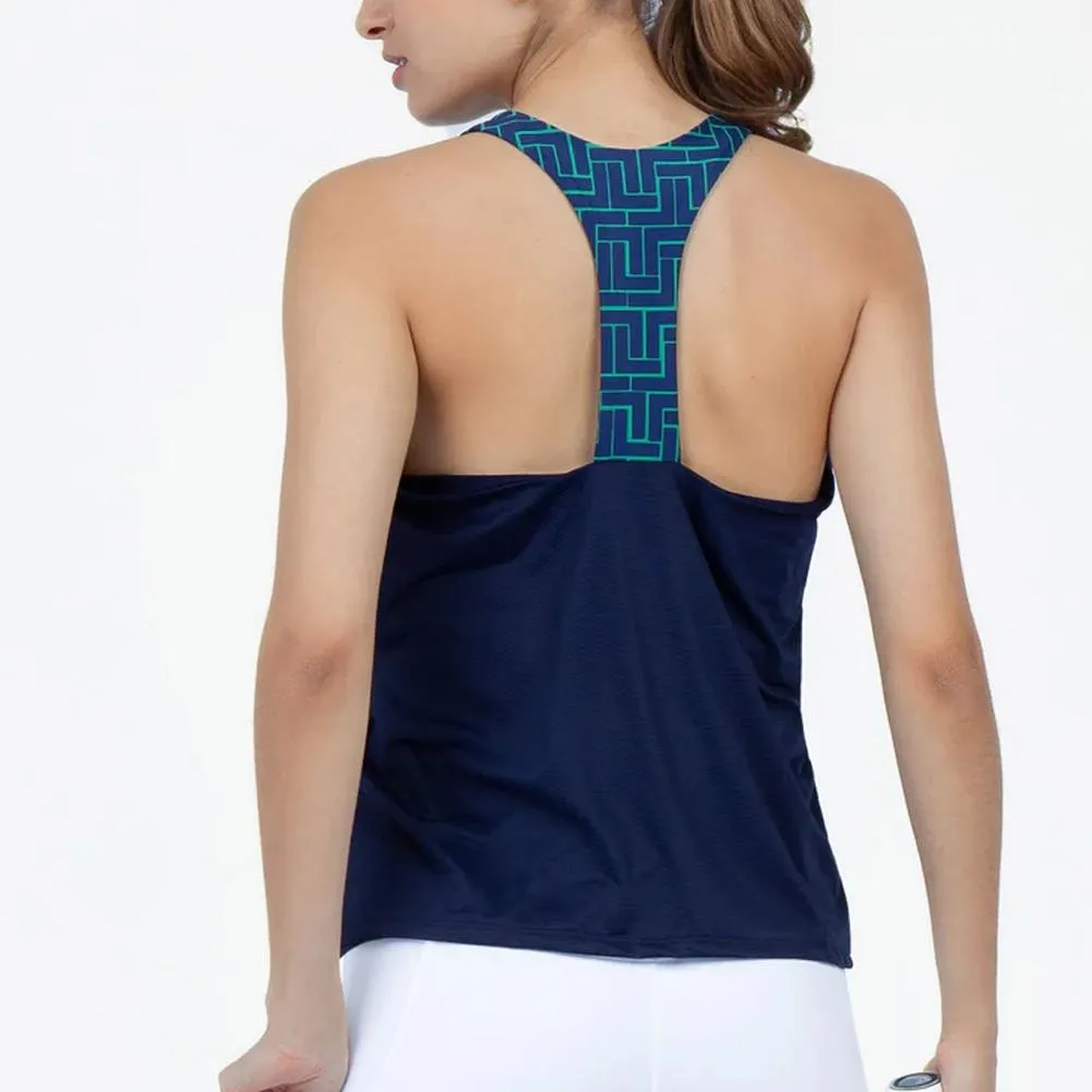 Women's Camila Tennis Tank Ink Tessel