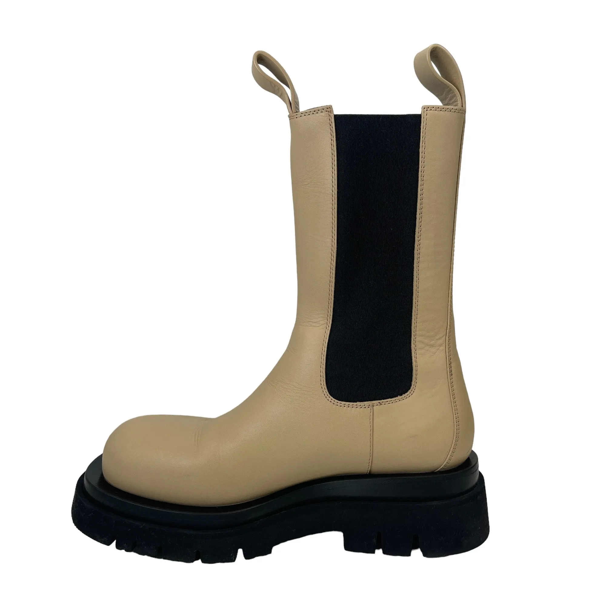 Women's Tire Chelsea Boots Beige Size EU 37.5 / UK 4.5