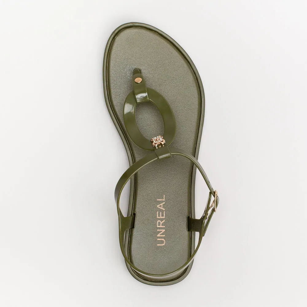 Women's Unreal O-Ring Jelly Sandal _ 158401