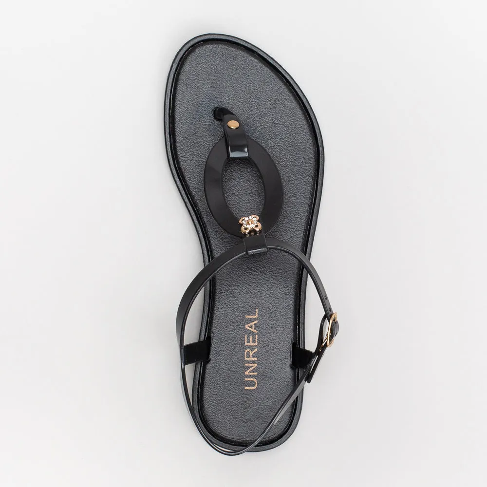 Women's Unreal O-Ring Jelly Sandal _ 158401