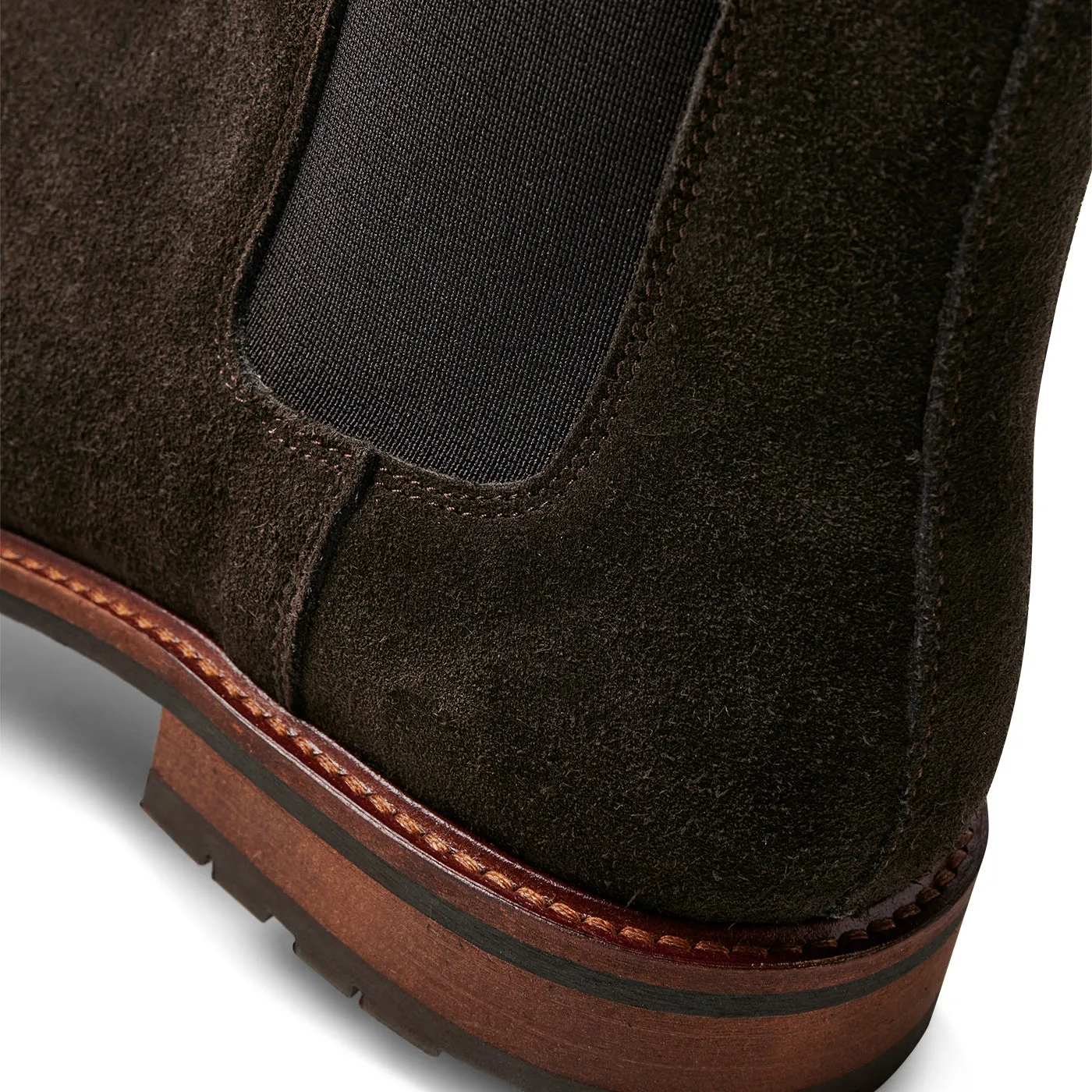 York chelsea støvle ruskind - BROWN